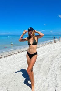Nelly Korda hot beach